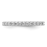 14K White Gold 0.25 Carat Lab Grown Diamond VS SI+ G+ Complete Band view 5