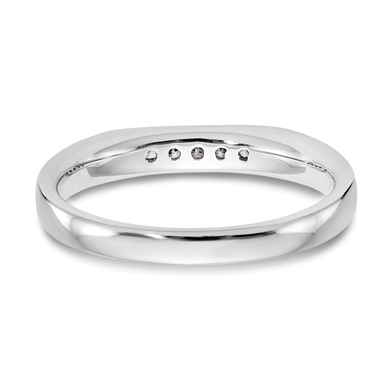 5-Stone Diamond Channel Bands