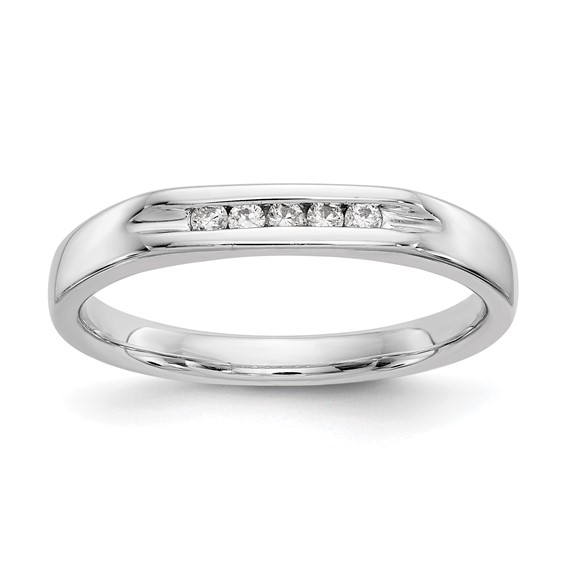 5-Stone Diamond Channel Bands