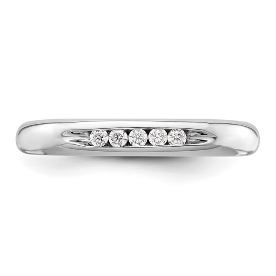 5-Stone Diamond Channel Bands