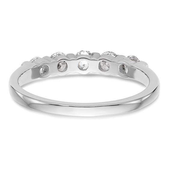 14k White Gold AA Diamond Anniversary Band