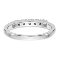True Origin 14K White Gold 0.33 Carat Lab Grown Diamond VS+ F+ Complete Round Five Stone Ring view 5