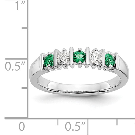 5-Stone Diamond Gemstone Band