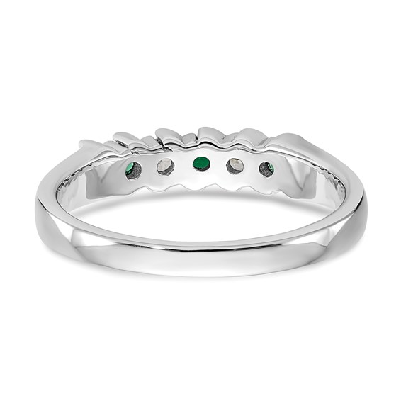 Gemstone & Diamond 5-Stone Rings