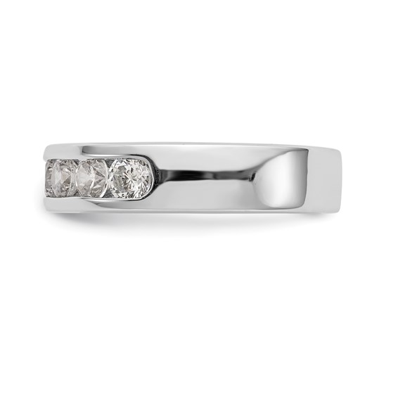 Platinum 7-Stone (Holds 7-3.4mm Round) Channel Band Mounting