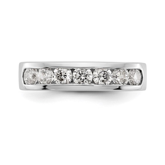 Platinum 7-Stone (Holds 7-3.4mm Round) Channel Band Mounting