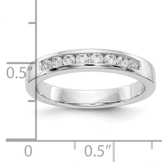 8-Stone Diamond Channel Bands