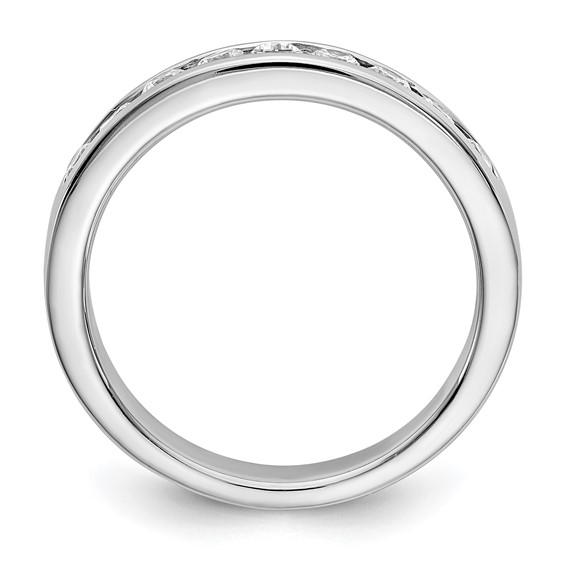 Platinum 9-Stone (Holds 9-2.3mm Round) Channel Band Mounting