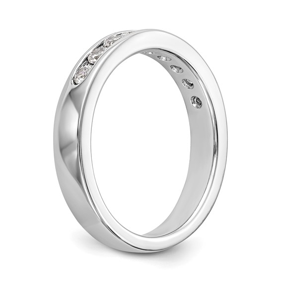 Platinum 9-Stone (Holds 9-2.3mm Round) Channel Band Mounting