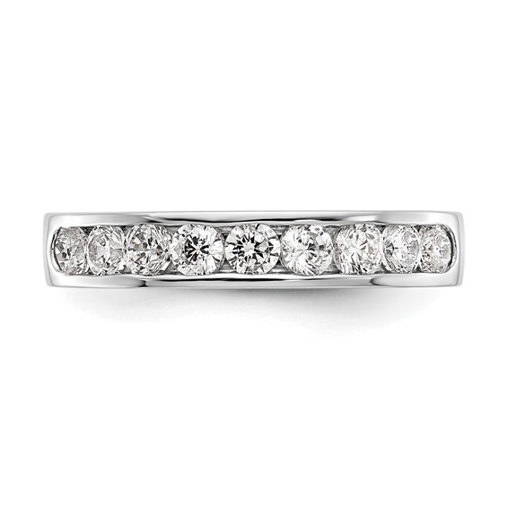 Platinum 9-Stone (Holds 9-2.7mm Round) Channel Band Mounting