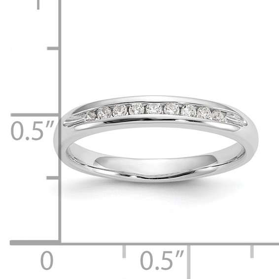 9-Stone Diamond Channel Bands