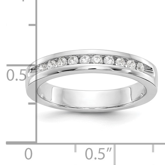10-Stone Diamond Channel Bands