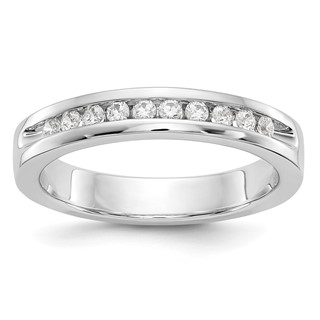 10-Stone Diamond Channel Bands