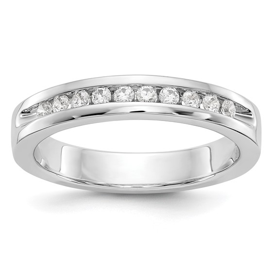10-Stone Diamond Channel Bands