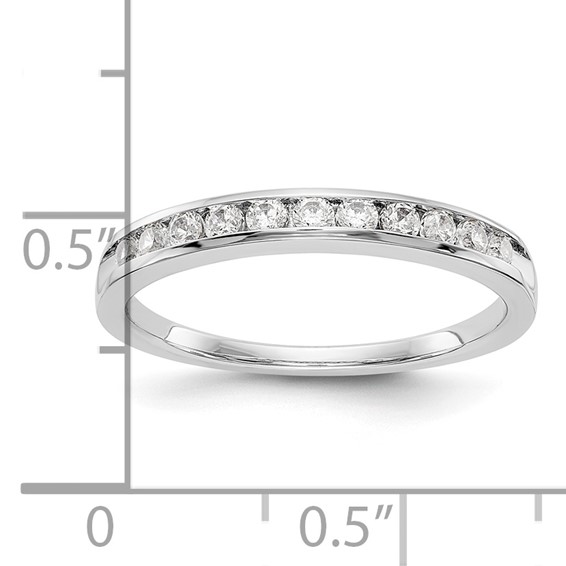 11-Stone Diamond Channel Bands