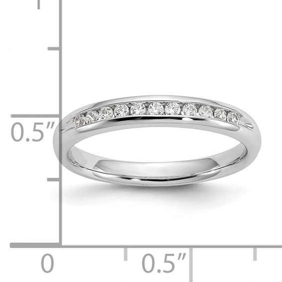 11-Stone Diamond Channel Bands