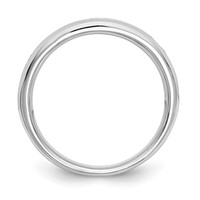 14K White Gold 0.75 Carat Lab Grown Diamond VS SI+ G+ Eleven Stone Complete Channel Set Band view 3