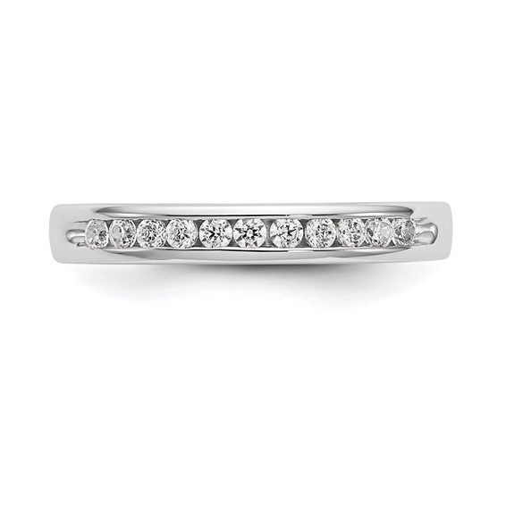 11-Stone Diamond Channel Bands