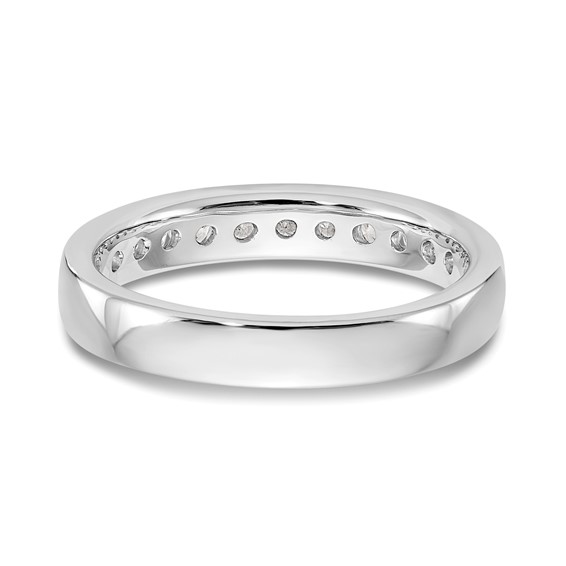 14k White Gold 11-Stone (Holds 11-2.25mm Round) Ladies Channel Band Mounting