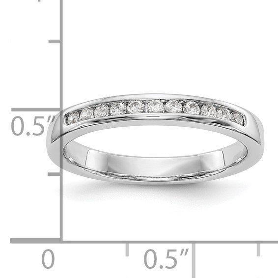 11-Stone Diamond Channel Bands