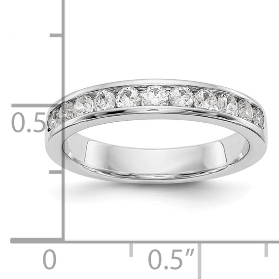 Platinum 11-Stone (Holds 11-2.3mm Round) Channel Band Mounting