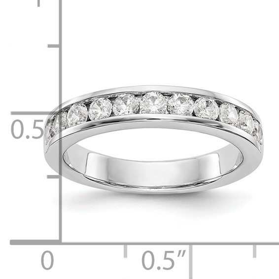 Platinum 11-Stone (Holds 11-2.6mm Round) Channel Band Mounting