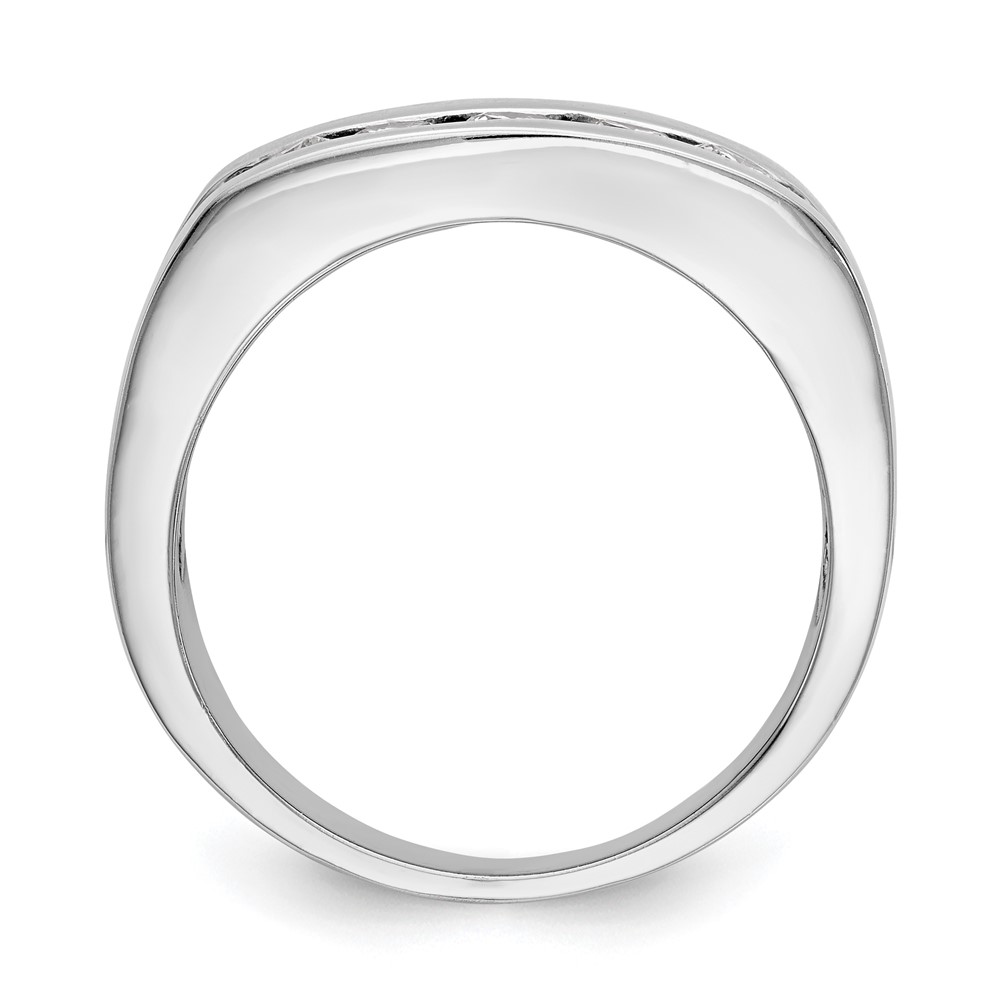 IBGoodman 14k 3/4 carat Lab Grown Diamond VS/SI+ G+ Complete Men's Band (RM3458B-070-10WLG)