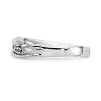 IBGoodman 14K White Gold 0.25 Carat Lab Grown Diamond VS SI+ G+ Complete Men's Ring view 4