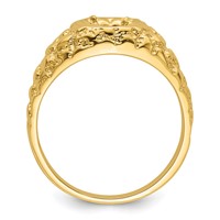 IB Goodman 14K Yellow Gold Holds 1-6.0mm 0.88 Carat Center Mens Ring Mounting view 2