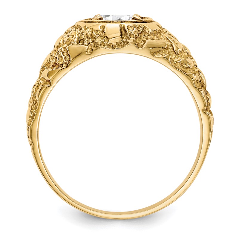 IBGoodman 14k 7/8 carat Lab Grown Diamond VS/SI+ G+ Complete Men's Ring