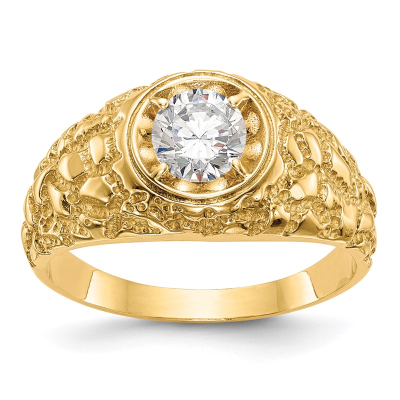 IBGoodman 14k 7/8 carat Lab Grown Diamond VS/SI+ G+ Complete Men's Ring