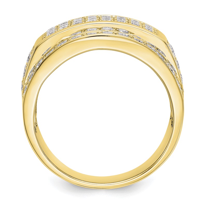 IBGoodman 10k 3 carat Lab Grown Diamond VS/SI+ G+ Men's Ring