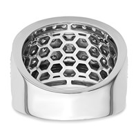 True Origin 14K White Gold Men's 3 Carat Lab Grown Diamond VS+ F+ Complete Heirloom Ring view 5