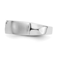 True Origin 14K White Gold Men's 0.20 Carat Lab Grown Diamond VS+ F+ Complete Band view 3