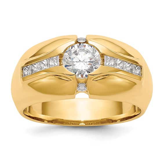 Gold IBGoodman Diamond Mens Rings