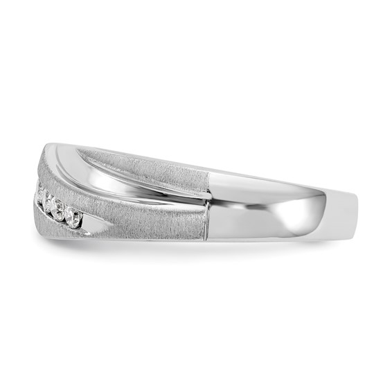 True Origin Lab Grown Diamond Brushed & Polished Men's Bands