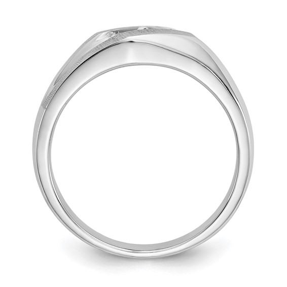 True Origin Lab Grown Diamond Brushed & Polished Men's Bands