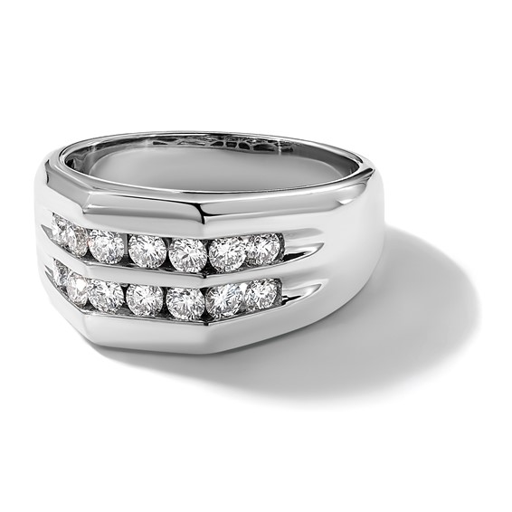 True Origin Lab Grown Diamond Polished Men's Bands