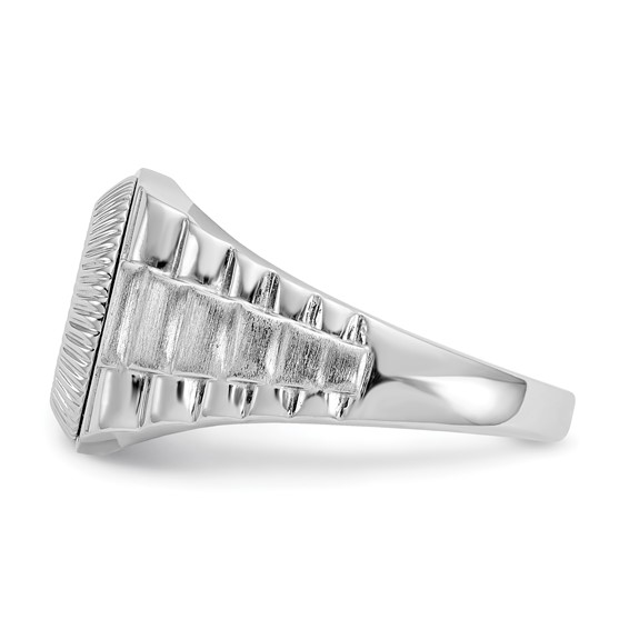 True Origin Lab Grown Diamond Brushed & Polished Men's Bands