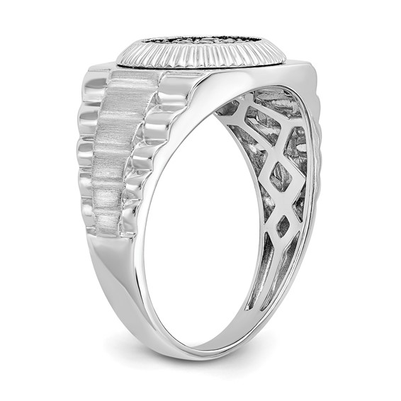 True Origin Lab Grown Diamond Brushed & Polished Men's Bands