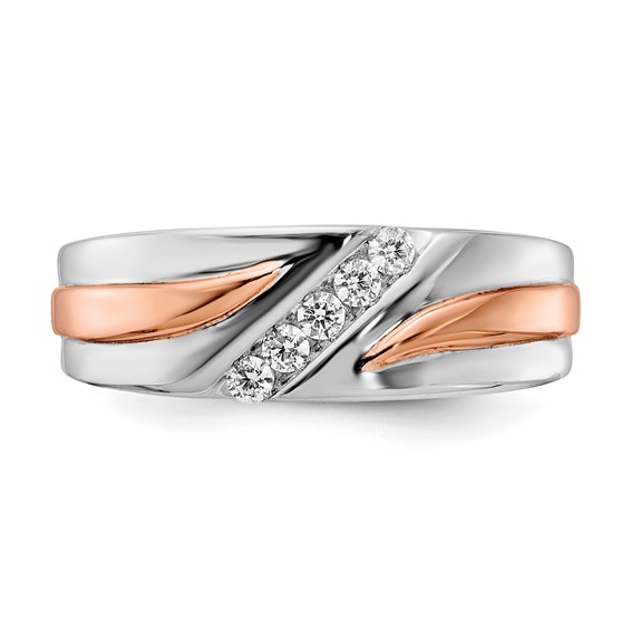 Two-Tone Diamond Bands