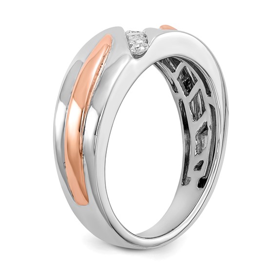 Two-Tone Diamond Bands