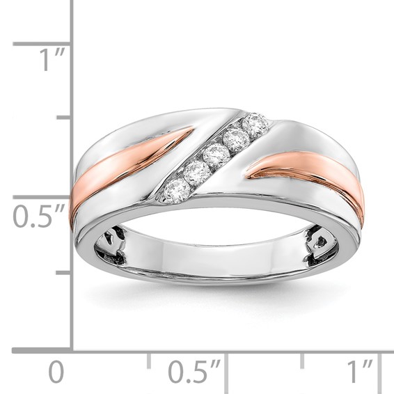 Two-Tone Diamond Bands