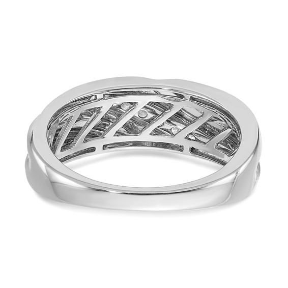 14K Two-Tone Diamond Men's Rings