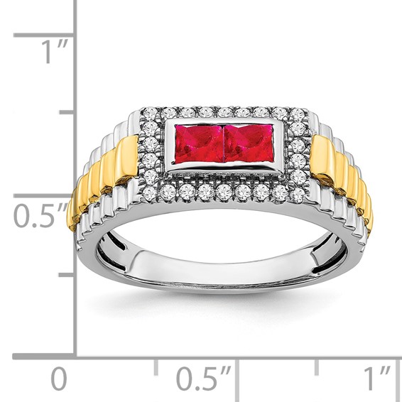 Men's Gemstone and Diamond Rings