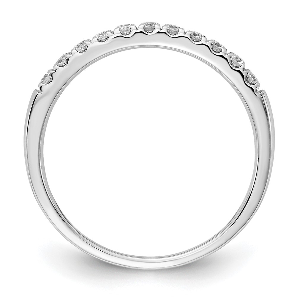 14k White Gold 1/5 carat Lab Grown Diamond VS/SI+ G+ Complete Wedding Band (RM4227B-025-7WLG)