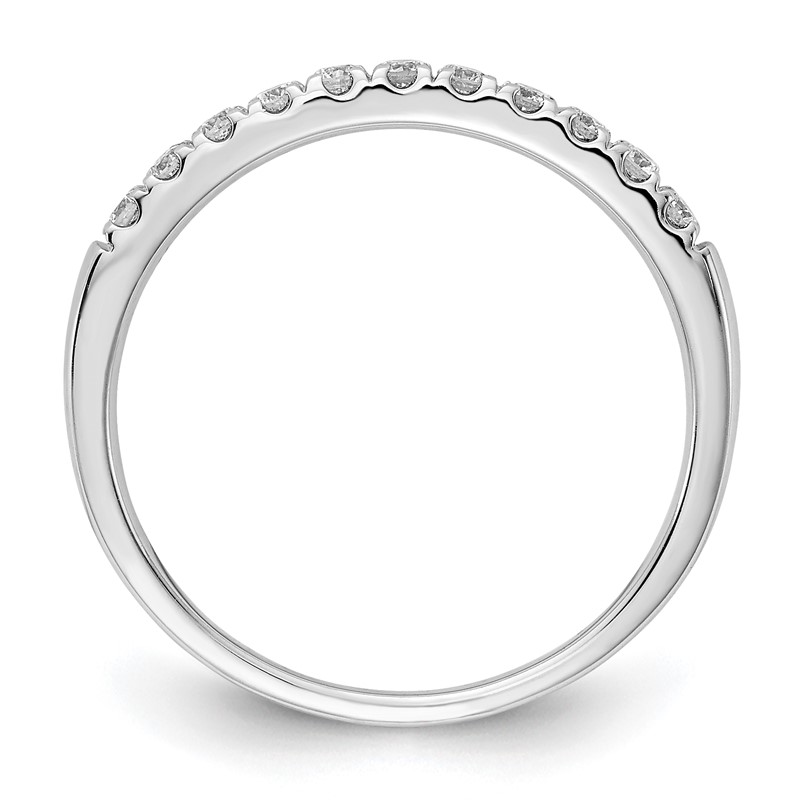 14k White Gold 1/5 carat Lab Grown Diamond VS/SI+ G+ Complete Wedding Band