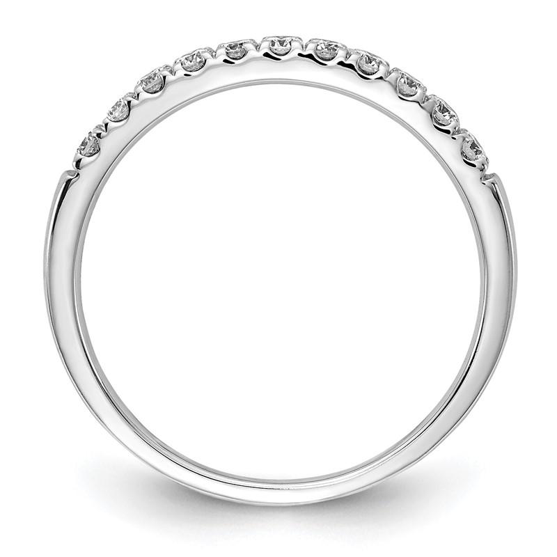 14k White Gold 1/3 carat Lab Grown Diamond VS/SI+ G+ Complete Wedding Band