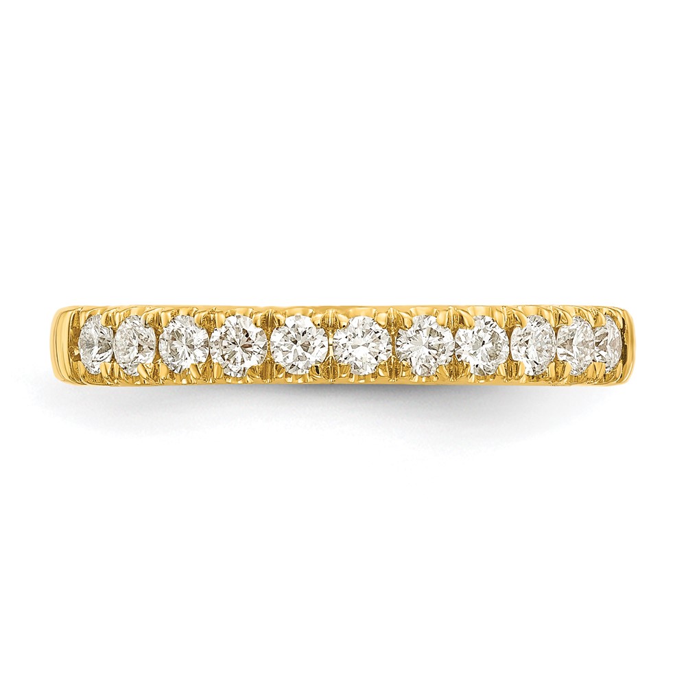 14k 1/3 carat Lab Grown Diamond VS/SI+ G+ Complete Wedding Band (RM4227B-030-7YLG)