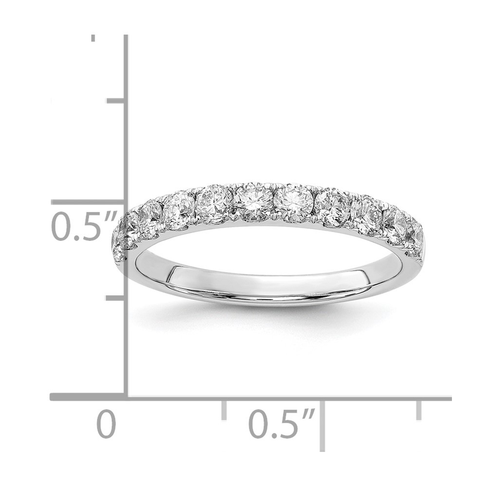14k White Gold 3/4 carat Lab Grown Diamond VS/SI+ G+ Complete Wedding Band (RM4227B-075-7WLG)